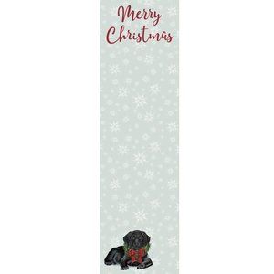 Primitives by Kathy - Magnetic List Notepad - Merry Christmas Labrador